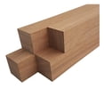 thumbnail image 1 of Mahogany Lumber Square Turning Blanks (4 Pieces) (2" x 2" x 6"), 1 of 1