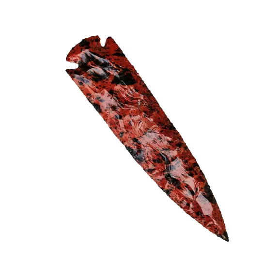 Mahogany Obsidian Athame Arrowhead 6" Crystal Pointed Native Authentic Arrowhead