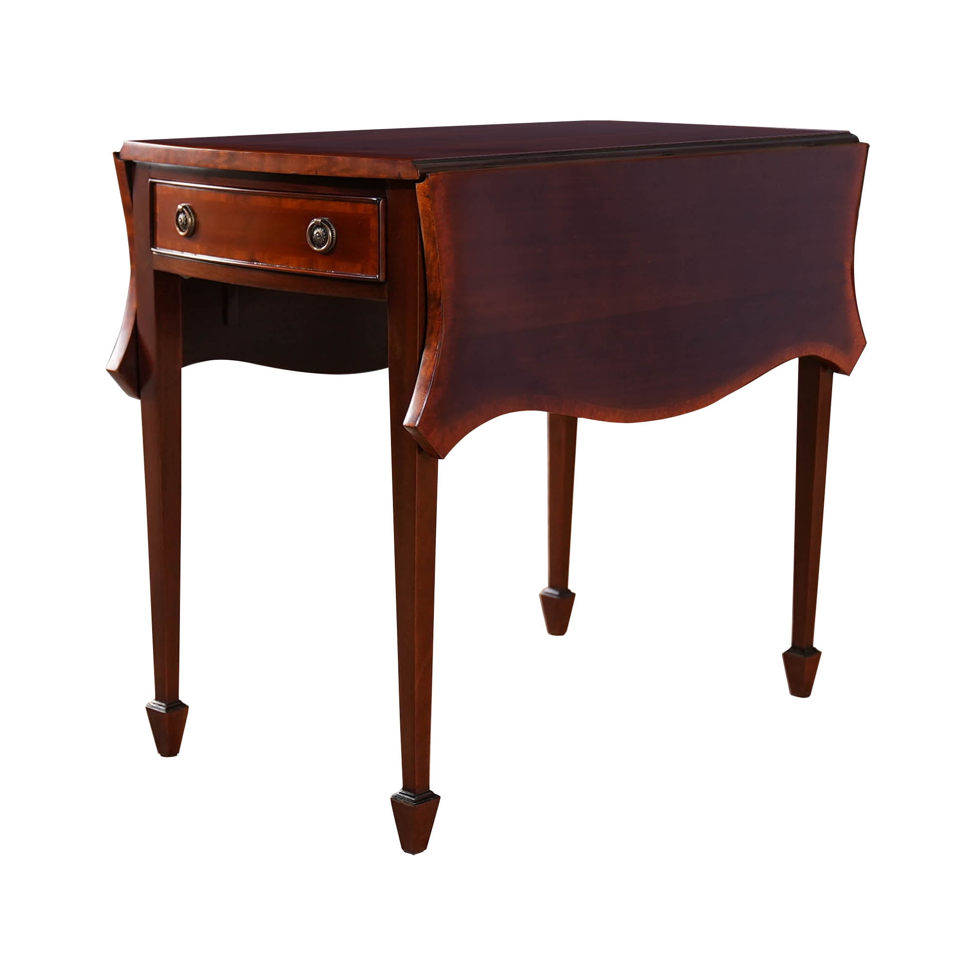 Mahogany Pembroke Drop Leaf Antique Reproduction Table