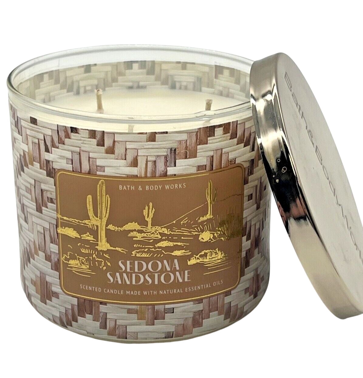 Bath and Body Works - Sedona Sandstone 3-Wick Candle Natural Essential Oils (14.5 oz / 411 g)