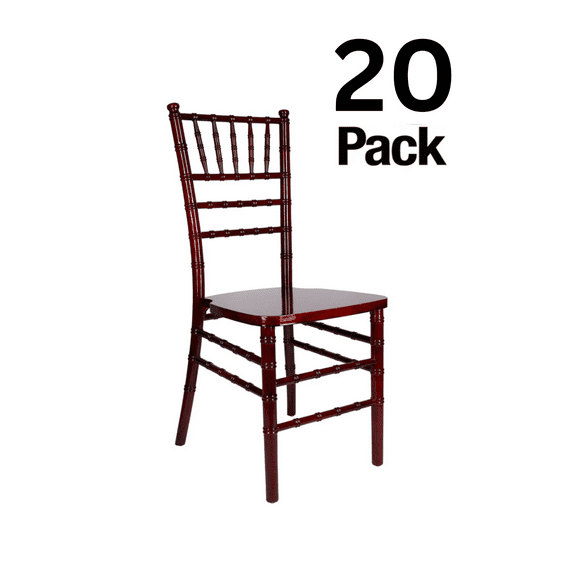 Mahogany ToughWood Chiavari Chair, 20 Chair Bundle by Chivari
