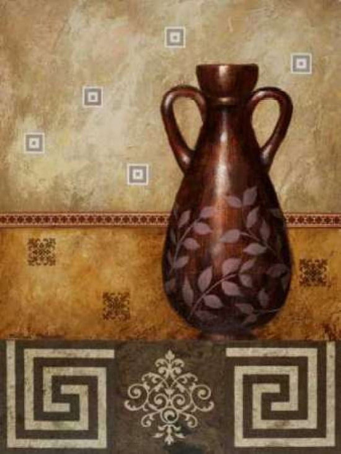 Mahogany Urn II Canvas Art - Michael Marcon (18 x 24)