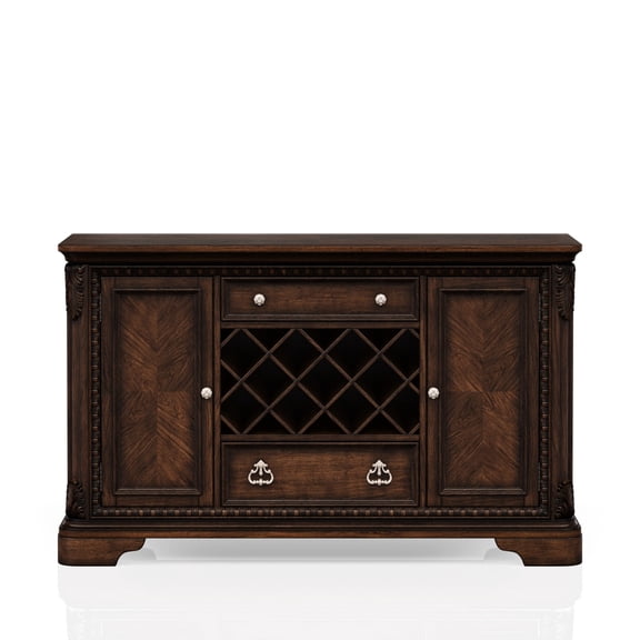 Mahogany Wine Storage Server | Two Cabinets and Drawers Setup | Solid Wood + MDF Build | Organize Your Wine Collection