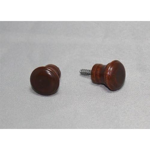 Mahogany Wood Piano Desk Knobs With Screws 1 Pair Furniture Repair
