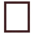 thumbnail image 1 of Mahogany Wood Picture Frame - Flat Modern Framing, 1 of 9