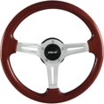 thumbnail image 1 of Mahogany Wood Steering Wheel, 1 of 1