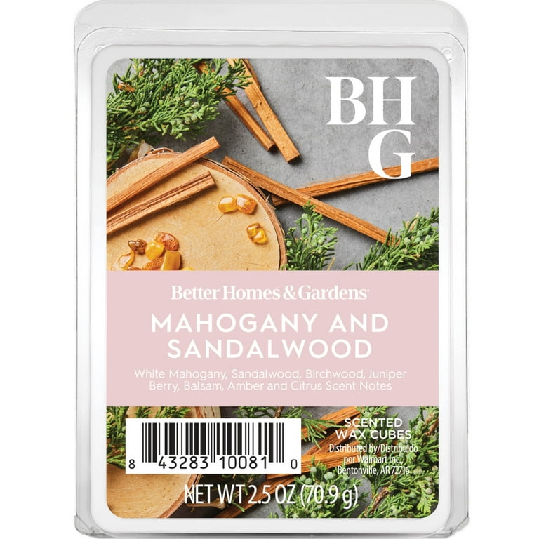 Better Homes & Gardens Mahogany and Sandalwood Scented Wax Melts
