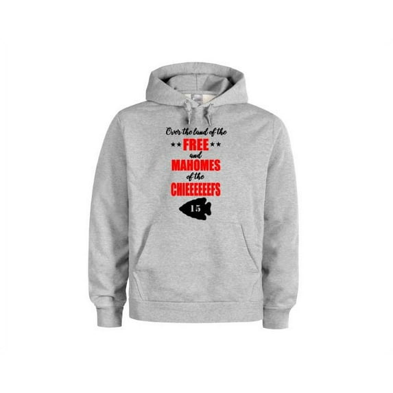 Mahomes, Chiefs Hoodie, Super Bowl Champs, Unisex Sizing, Peach (White Text), LARGE