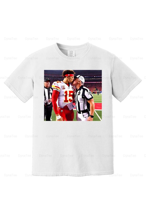 Mahomes Referee Funny Football Interaction Meme Sports Fan KC Comfort Color T-Shirt V21687 Unisex, up to 4XL
