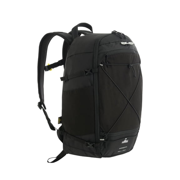 Nomad Mahon Pro 25L Waterproof Hiking Daypack, Roll-Top Backpack with Laptop Compartment, Black
