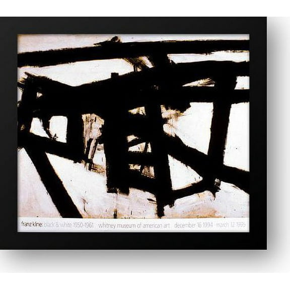 Mahoning 31x28 Framed Art Print by Kline, Franz