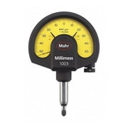 Mahr Dial Indicator, 0.0001Graduations, Yellow 4334000