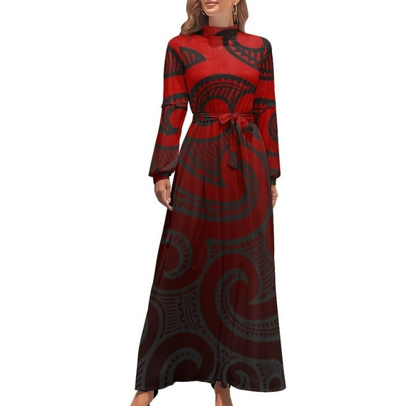 Mahuika - Goddess of Fire Long Dress prom dresses Womens dresses dresses with long sleeves women