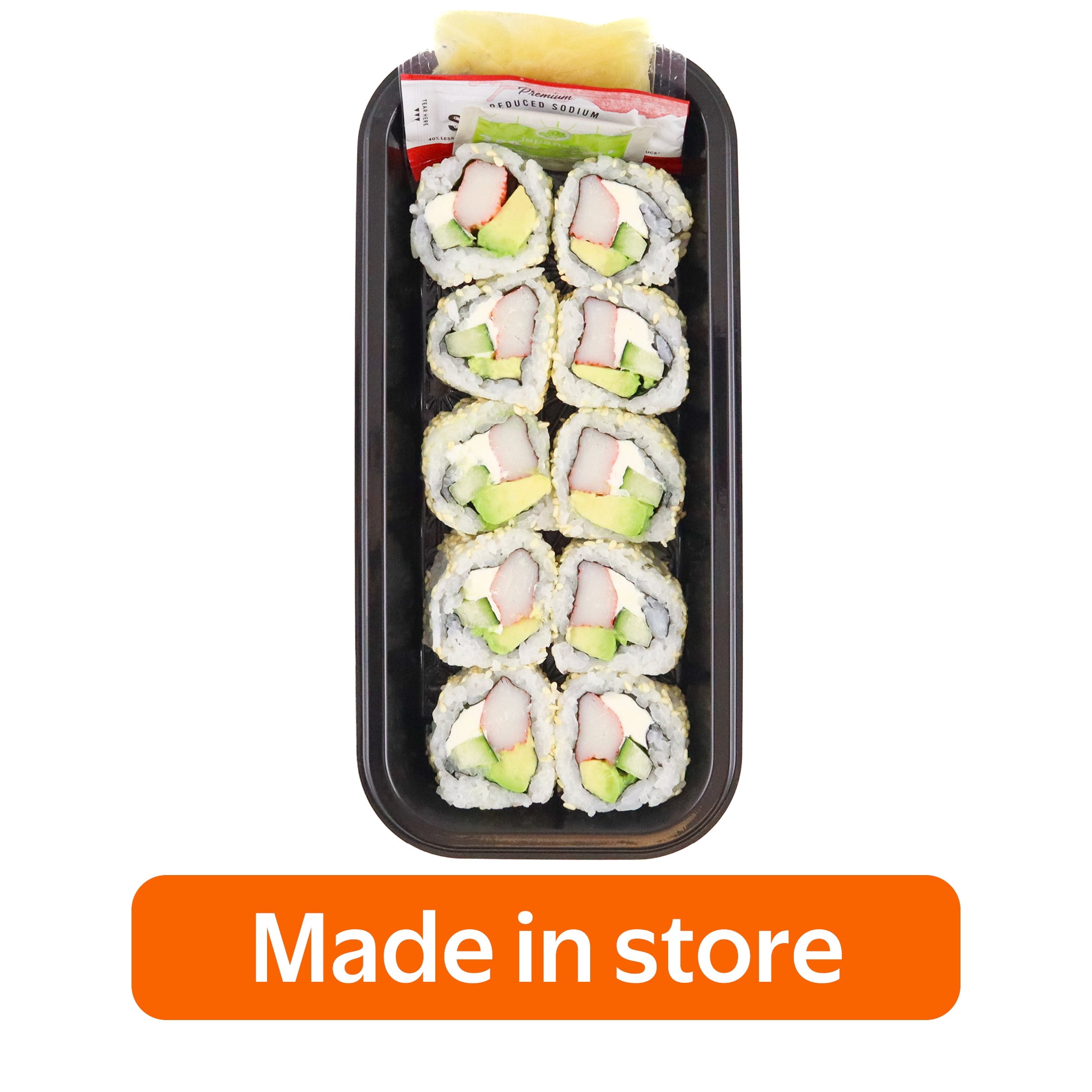 Mai Cali Cream Cheese Sushi Roll (Made in Store, Ready to Eat)