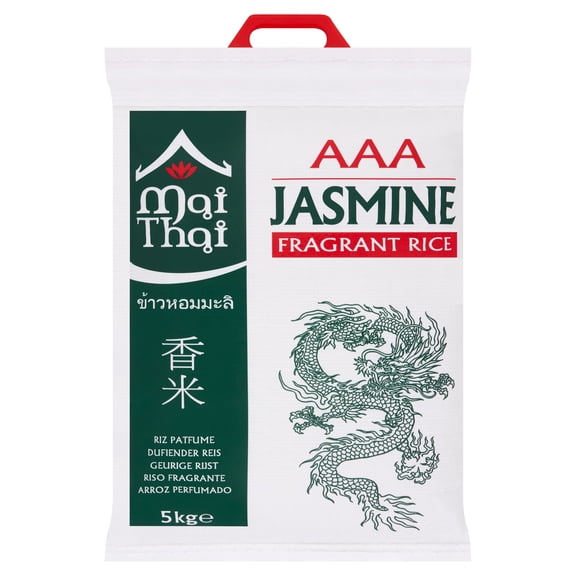 Mai Thai AAA Jasmine Fragrant Rice 5KG, Imported from Britain