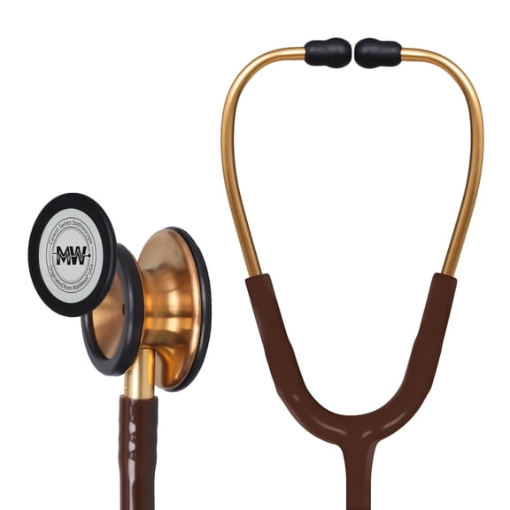 MaiWieel Classic Monitoring Stethoscope Professional Dual Head Chocolate Stethoscopes For Nurse,Doctor,Vet,Home Medical,EMT