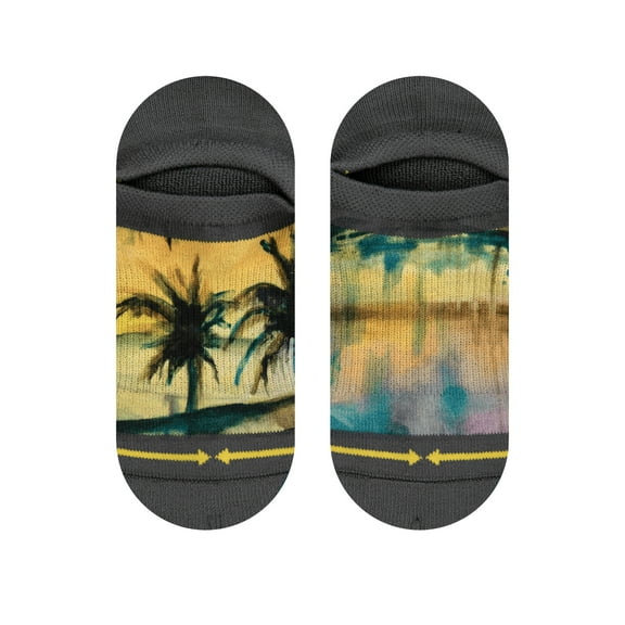 Maia Negre Liquid Sunset No Show Sock