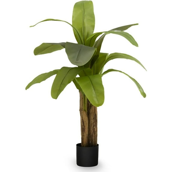Maia Shop 4ft Artificial Banana Tree, Fake Plants for Home Decor