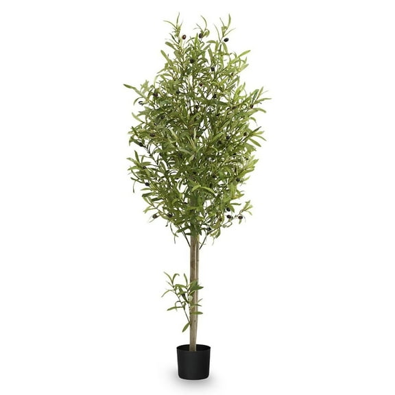 Maia Shop 5ft Artificial Olive Tree, Fake Plants for Home Decor