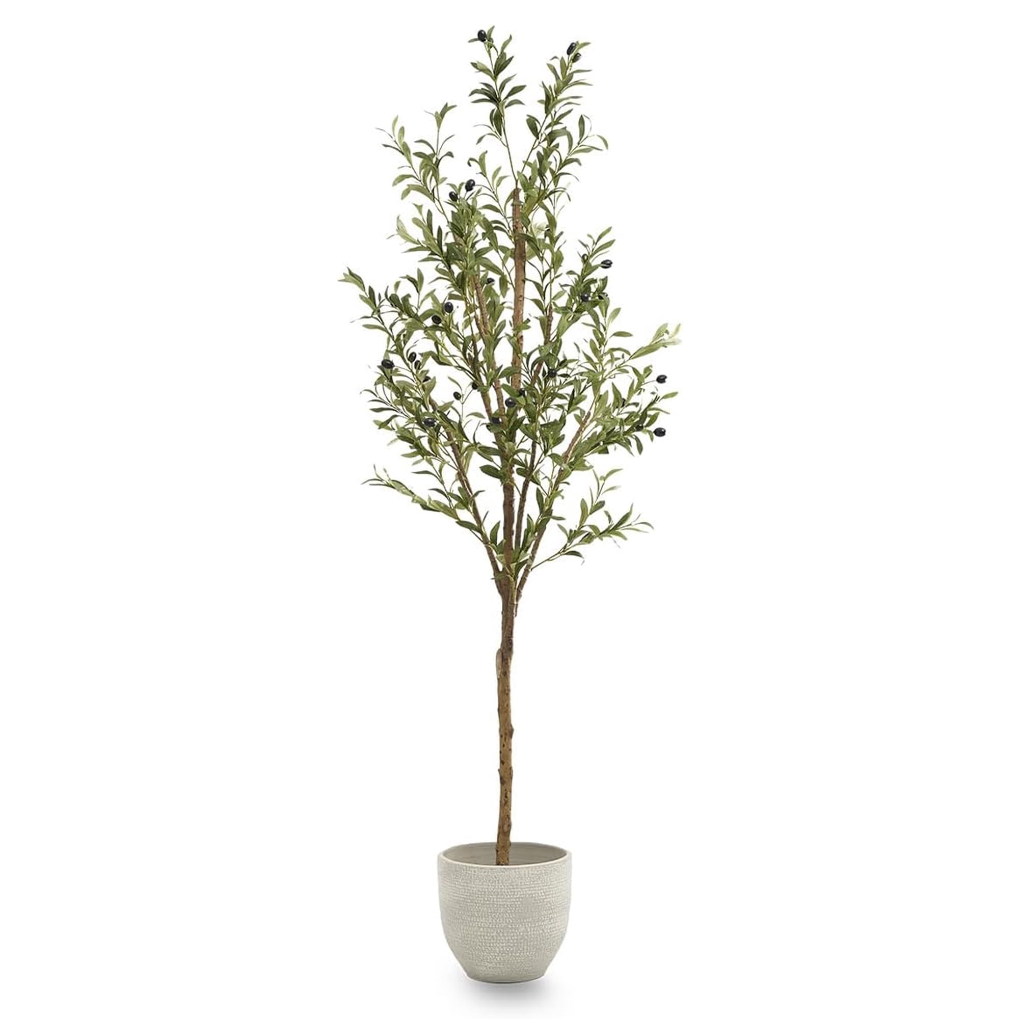 Maia Shop 6ft Artificial Olive Tree, Fake Plants for Home Decor