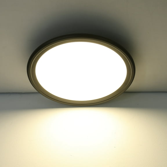 Maichis 12V RV 10inch Super Slim LED Pendant Ceiling Light Fixture, 12V RV Interior Light Fixture with On&Off Switch, 12Volt Ceiling Mount Light, Dimmable, 4000K for Motorhome Camper Trailer