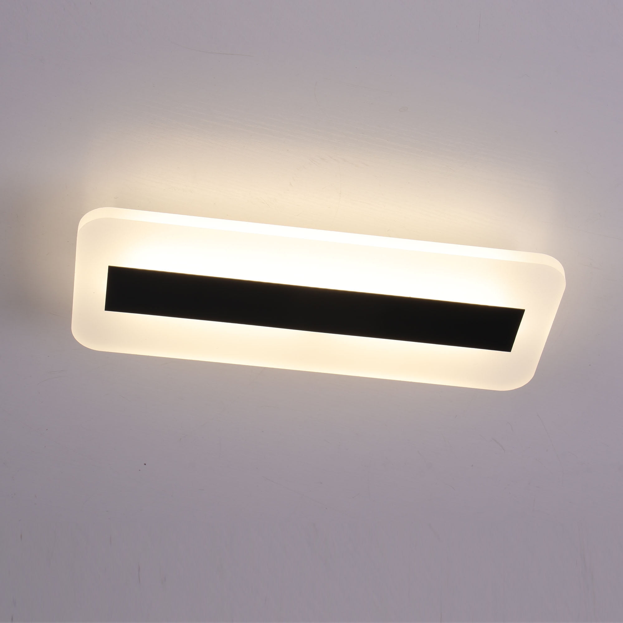 Maichis RV 12inch Super Slim LED Pendant Light Fixture with Acrylic Lens, Dimmable 12V RV Interior Ceiling Light with On&Off Switch, Suitable for Motorhome, Camper, Trailer