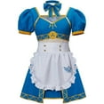 thumbnail image 1 of Maid Dress Anime French Maid Outfit Dress with Apron Accessories, 1 of 8