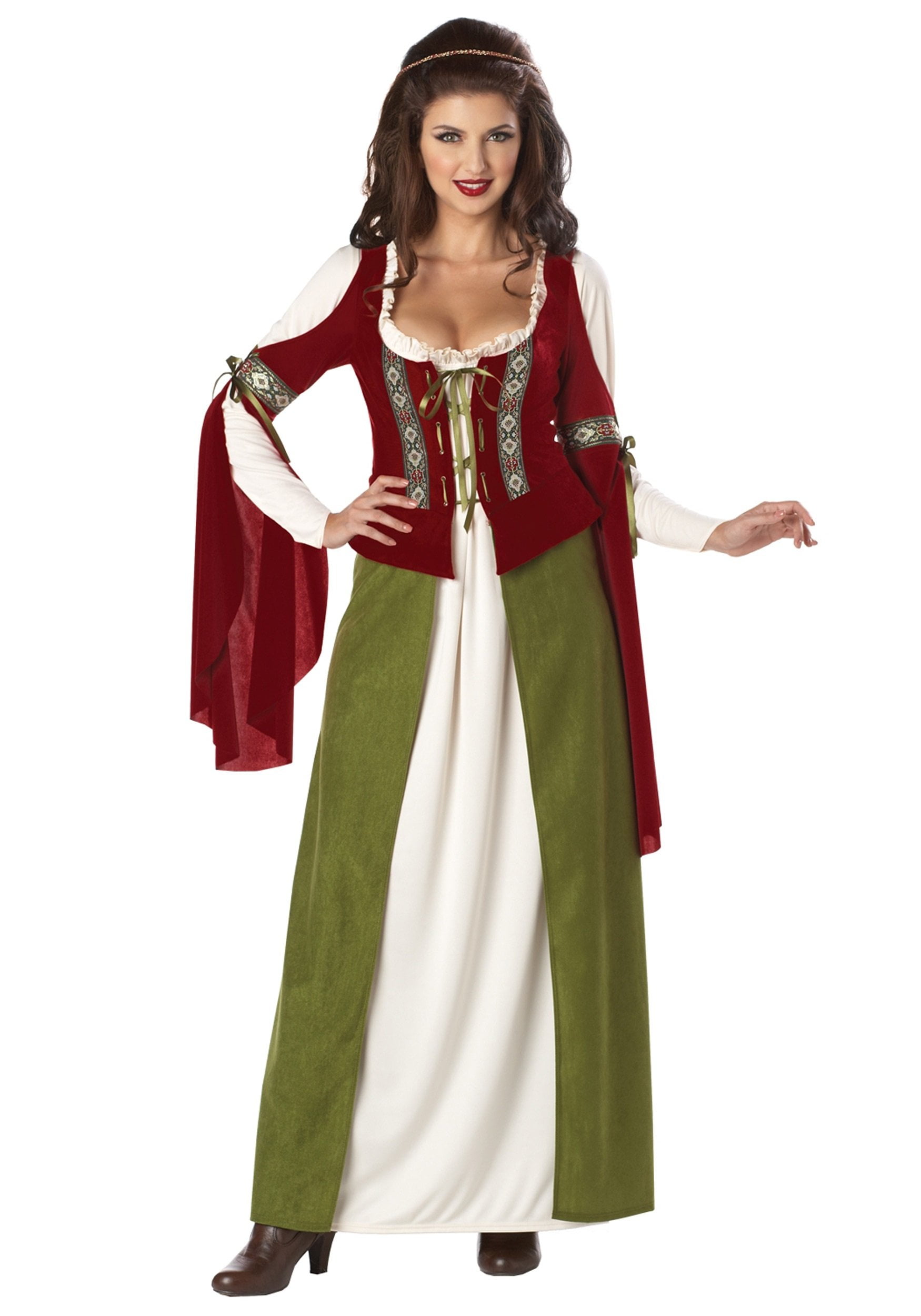 Amazon.com: Smiffys Maid Marion Costume : Clothing, Shoes