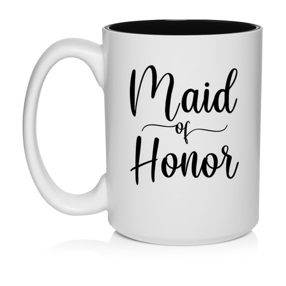 Maid Of Honor Ceramic Coffee Mug Tea Cup Gift (15oz White)