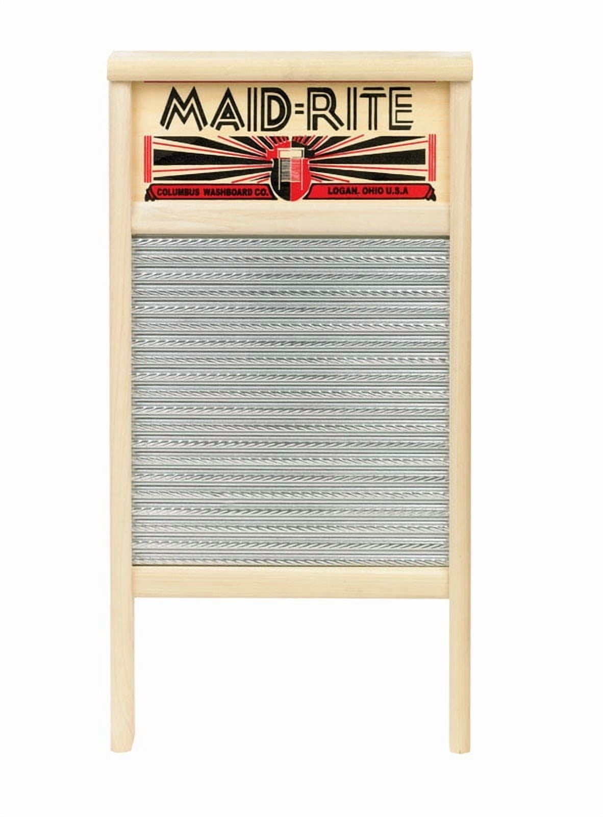 ウォッシュボード Maid-Rite Columbus Washboard Maid-Rite 2072 12.4 x 23.8 in. Columbus Washboard - Walmart.com