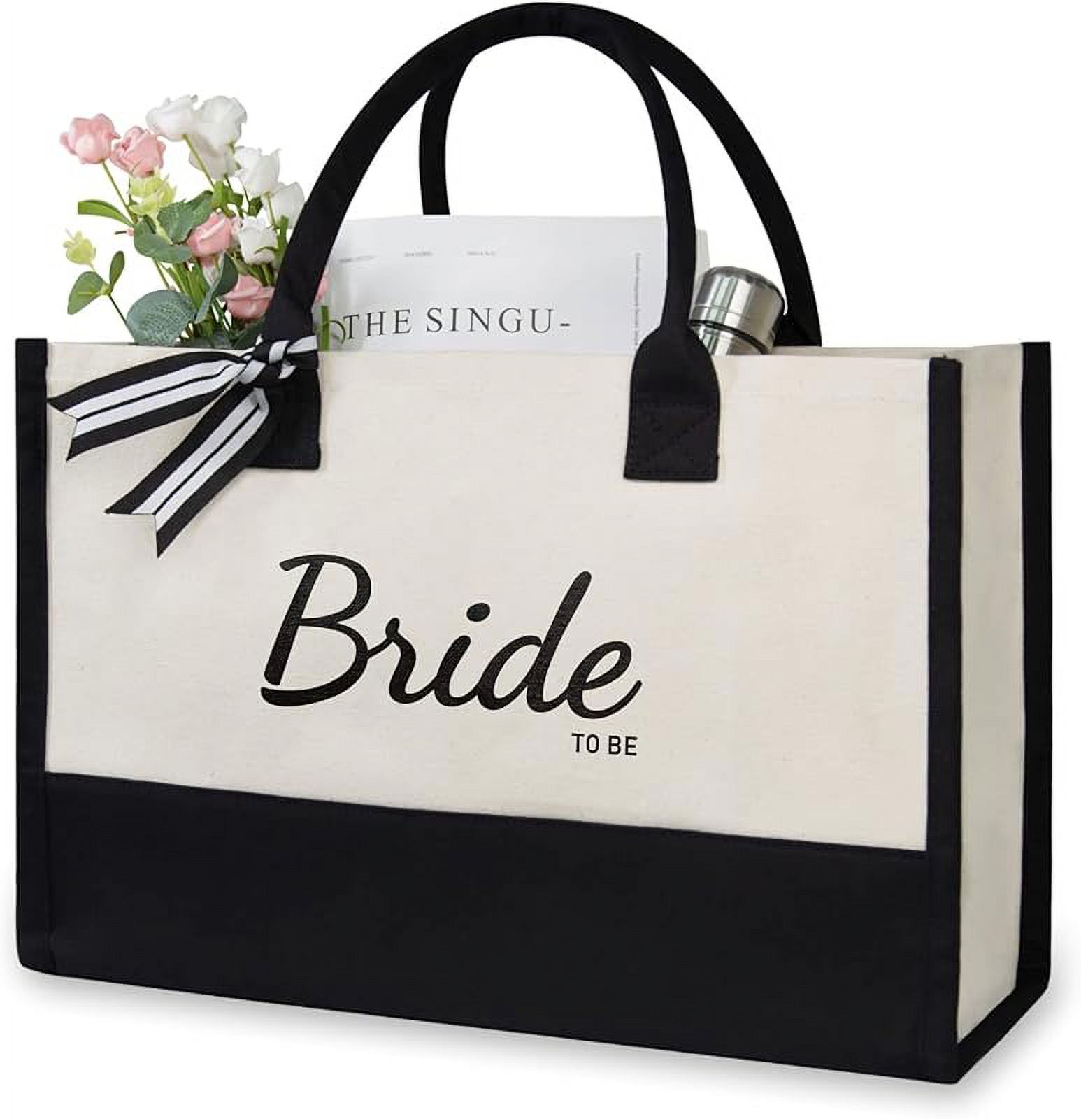 DOI-LANEE Maid Of Honor Proposal Wine Bag - Cotton Linen Gift Bag For Bridesmaid Proposal
