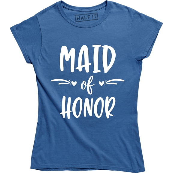 Maid of Honor Women's Wedding Bridal Bachelorette Party Bridesmaids T-Shirt