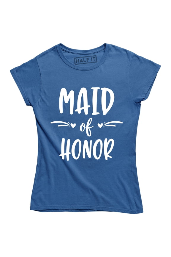 Maid of Honor Women's Wedding Bridal Bachelorette Party Bridesmaids T-Shirt