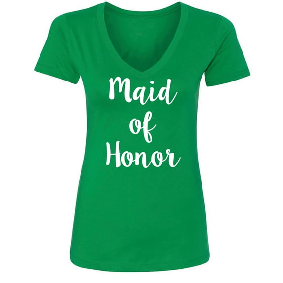 Maid of Honor Womens V-Neck Tee