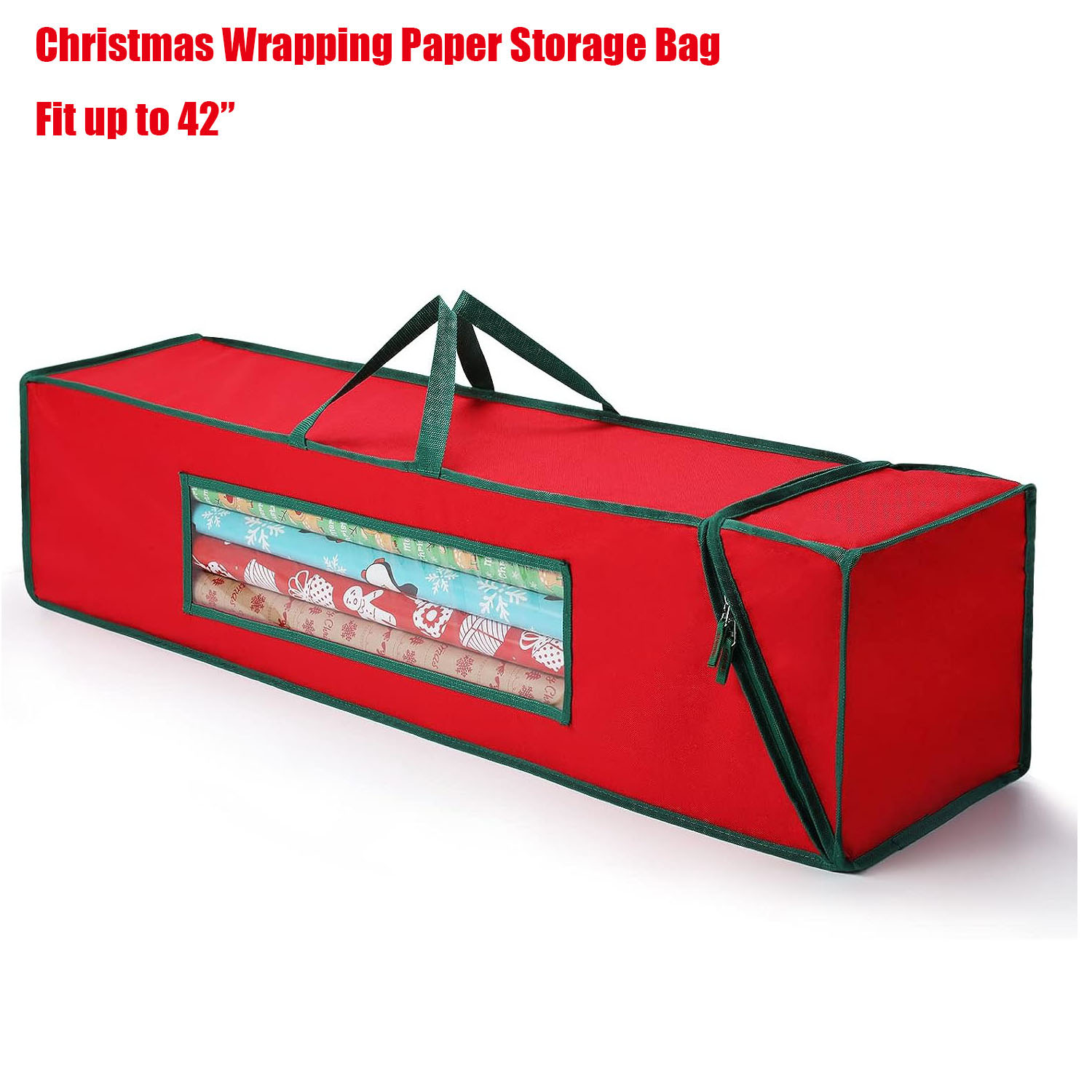 MaidMAX Wrapping Paper Storage Bag ,600D Oxford Organizer for Christmas