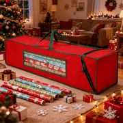 Magicfly Wrapping Paper Storage Bag ,600D Oxford Organizer for Christmas Gift, 42 x 10 x 10 inch
