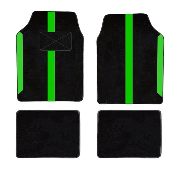 Maidao 4 PCS Universal Car Floor Mats Front & Rear Carpet Mat Dustproof