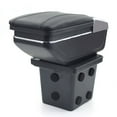 thumbnail image 1 of Maidao Auto Mittel armrest center console armrest leather fits for Hyundai i30 2008-2013 Central arm console support with telephone/drinks holder black, 1 of 9
