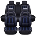 thumbnail image 1 of Maidao Car Seat Covers Full Set for BMW for X5 1999-Present Leather Compatible Airbag Waterproof Soft Front Rear Cushion Protector with Headrest and Pillow, 1 of 9