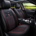 thumbnail image 1 of Maidao Car Seat Covers Full Set for Cadillac for XT5 2017-Present 5 Seats Leather Compatible Airbag Waterproof Soft Front Rear Cushion Protector Black and Red, 1 of 6