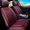 thumbnail image 1 of Maidao Car Seat Covers Full Set Leather for Chevrolet for Bolt 2017-Present 5 Seats Water Resistant Front Rear Cushion Protector Red, 1 of 10