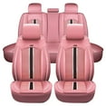 thumbnail image 1 of Maidao Car Seat Covers Full Set Leather for Renault for Captur 2017-Present 5 Seats Water Resistant Front Rear Cushion Protector Pink, 1 of 9