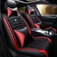 thumbnail image 1 of Maidao Car Seat Covers Full Set for Lexus for RX/Harrier 1999-Present 5 Seats Compatible Airbag Waterproof Premium Leather Front and Back Seat Protectors Black and Red, 1 of 8