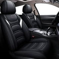 thumbnail image 1 of Maidao Car Seat Covers Full Set for Subaru for Ascent/Evoltis 2019-Present 5 Seats Leather Compatible Airbag Water Resistant Front Rear Cushion Protector Black, 1 of 9
