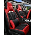 thumbnail image 1 of Maidao Car Seat Covers Full Set for Volkswagen for New Beetle 1997-Present Leather Compatible Airbag Water Resistant Front Rear Cushion Protector with Headrest and Pillow, 1 of 8