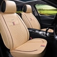 thumbnail image 1 of Maidao Car Seat Covers Full Set for Lexus for NX 2015-Present 5 Seats Leather Compatible Airbag Waterproof Soft Front Rear Cushion Protector Beige, 1 of 5