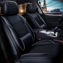 Maidao Car Seat Covers Full Set for buick for Envision 2016-Present 5 Seats Airbag Compatible Water Resistant Front Rear Cushion Protector Black