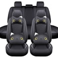 thumbnail image 1 of Maidao Car Seat Covers Leather Full Set for Mercedes-Benz for EQB300 2021-Present 5 Seats Compatible Airbag Waterproof Front Rear Cushion Protector with Headrest Black, 1 of 7