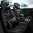 thumbnail image 1 of Maidao Car Seat Covers Leather Full Set for buick for Envision 2016-Present 5 Seats Compatible Airbag Water Resistant Front Rear Cushion Protector with Headrest Black, 1 of 7
