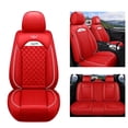 thumbnail image 1 of Maidao Car Seat Covers Leather Full Set for BMW for M3 2020-Present Compatible Airbag Water Resistant Front Rear Cushion Protector, 1 of 8